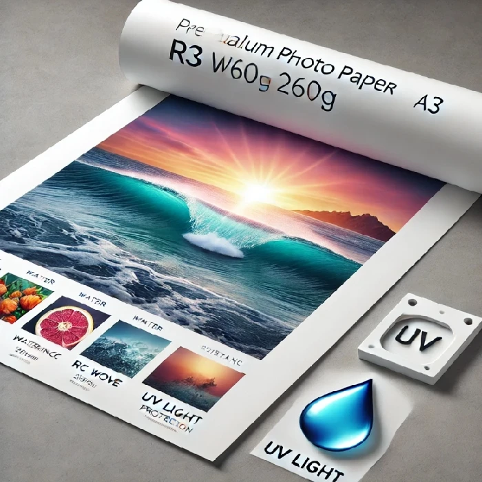 Foto papir Premium RC Wove 260g 20 pol A3 (420mm x 297mm)